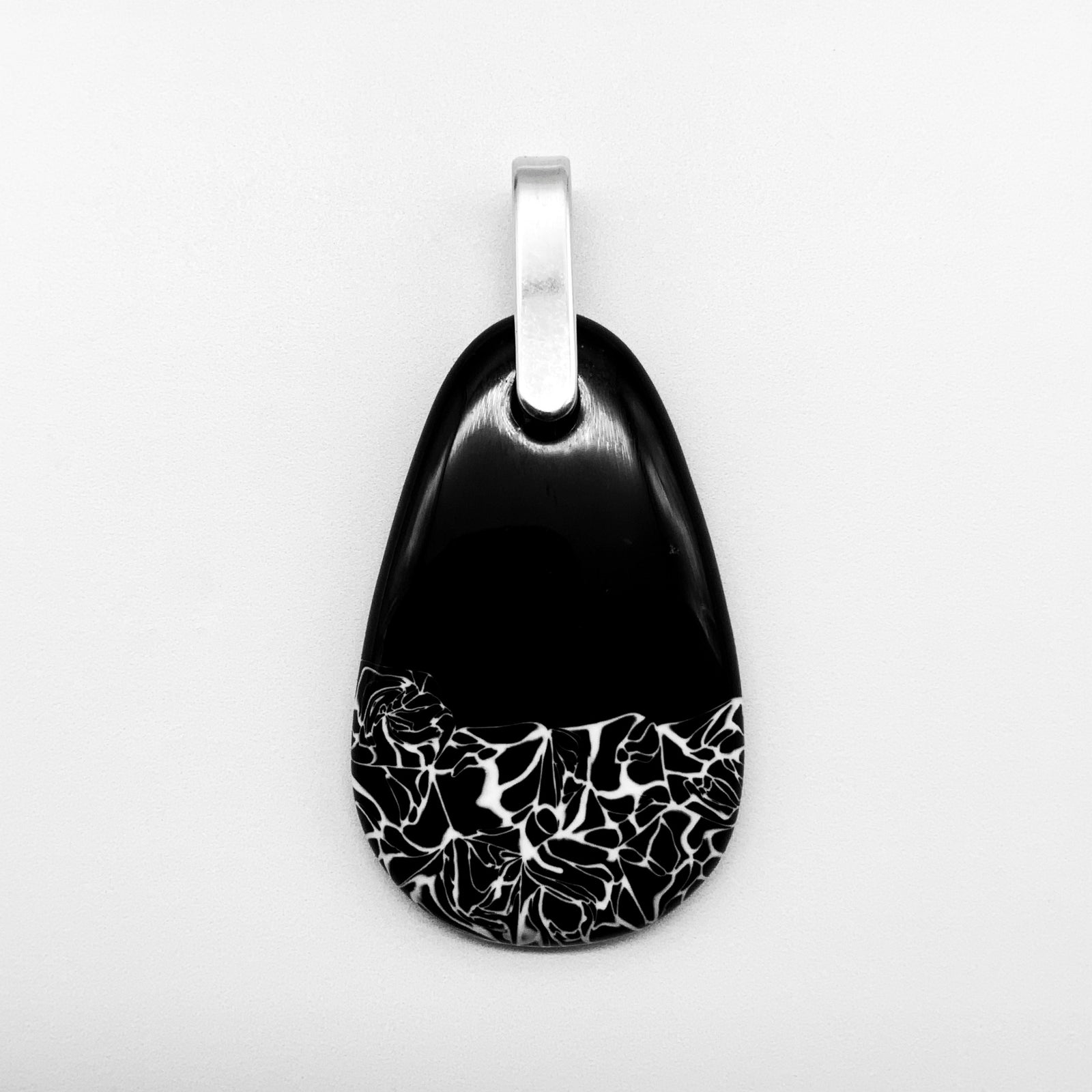 Marmo drop glass pendant
