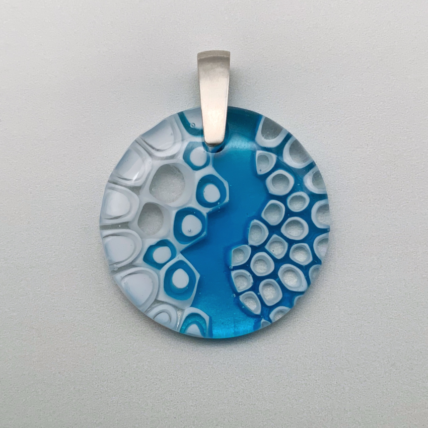 Murrini oceana 35mm round glass pendant